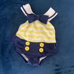 Gymboree swimsuit 0-3 months super cute sailor style